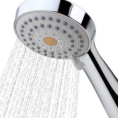 HO2ME High Pressure Handheld Shower Head with Powerful Shower Spray against Low Pressure Water Supply Pipeline Multi-functions w  79 inch Hose Bracket Flow Regulator Chrome Finish